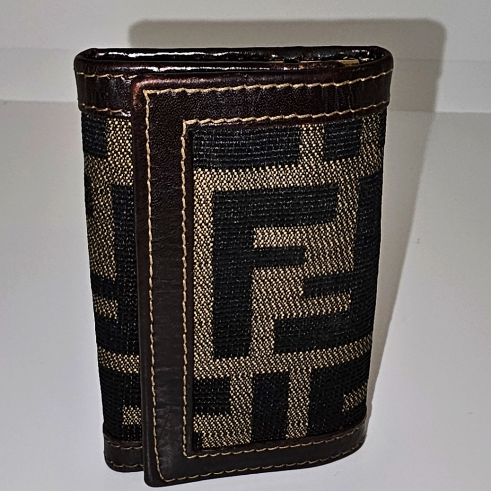 Fendi Signature Canvas Keyholder